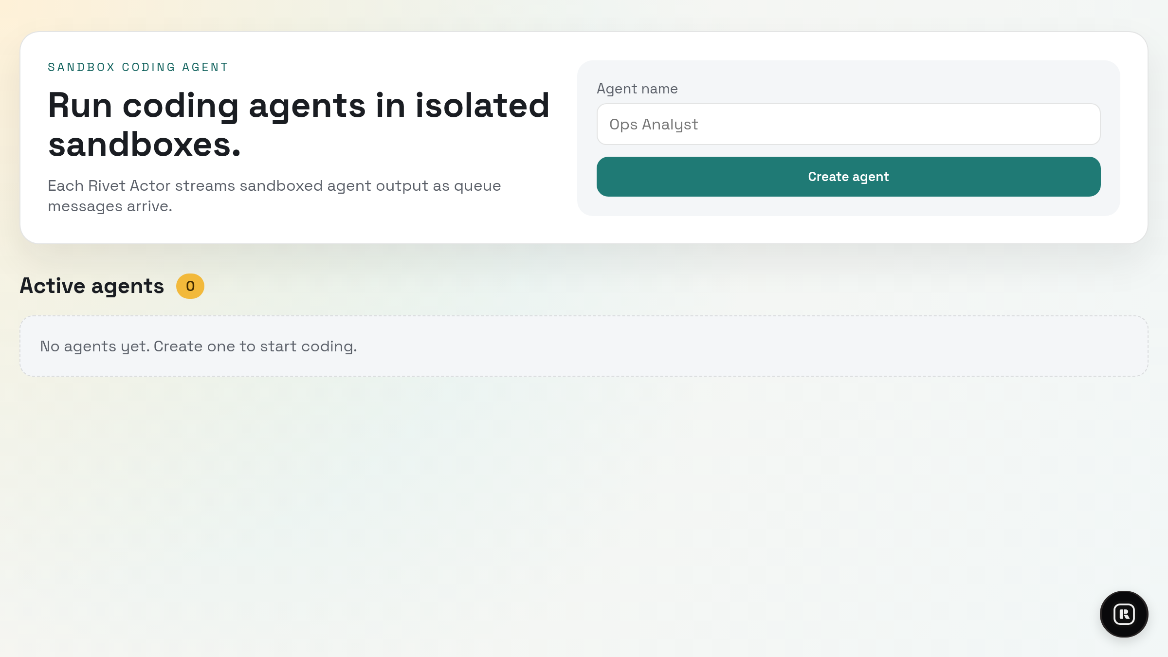 Sandbox Coding Agent